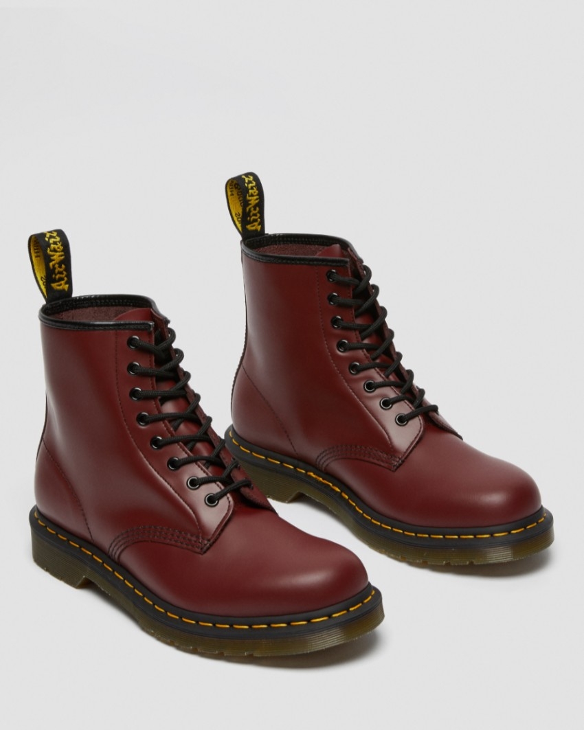 Cherry red shop doc martens shoes